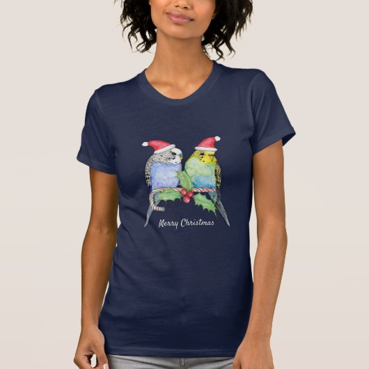 Twee schattige kerstcadeautjes t-shirt (Voorkant)