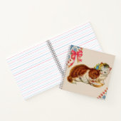 twee schattige kittens afdrukken notitieboek (Binnen)