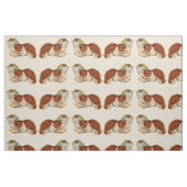 twee schattige kittens afdrukken stof (Fat Quarter)