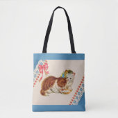 twee schattige kittens afdrukken tote bag (Voorkant)