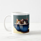 Twee schattige kittens in mokken full colour (Links)