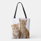 Twee Schattige Kittens Tote Bag (Achterkant)