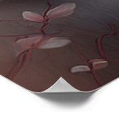 Twee schattige konijnen met sakura-Poster Poster (Hoek)