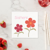 Twee schattige onderzetters voor zussteen servet (Insitu)