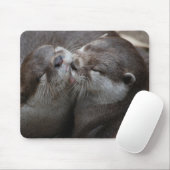 Twee Schattige otters Muismat (Met muis)