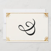 twee schattige tweeling Zwart eenvoudig modern Joi Kaart (Achterkant)