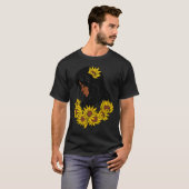 Twee schattige vossen. t-shirt (Voorkant volledig)