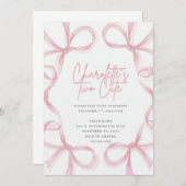 Twee Schattigee 2e verjaardag meisje Waterverf uit Kaart (Voorkant / Achterkant)