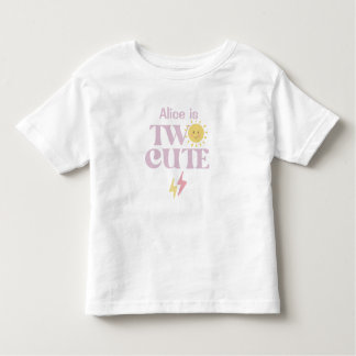 Twee Schattigee - 2e verjaardag T-shirt voor peute