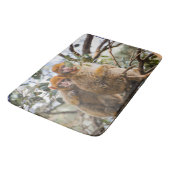 Twee Schattigee apen Badmat (Gekanteld)