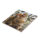 Twee Schattigee apen Tegeltje (Zijkant)