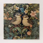Twee Schattigee Baby Birds Botanische Tuin Legpuzzel (Verticaal)