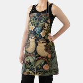 Twee Schattigee Baby Birds Botanische Tuin Schort (Insitu)