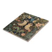 Twee Schattigee Baby Birds Botanische Tuin Tegeltje (Zijkant)