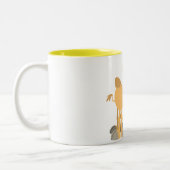 Twee Schattigee Cartoon kamelen Mok (Links)