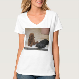 Twee Schattigee Cockerpoos T-Shirt