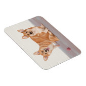 Twee Schattigee corgi’s Magneet (Rechterzijde)