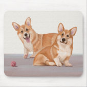 Twee Schattigee corgi’s Muismat (Voorkant)
