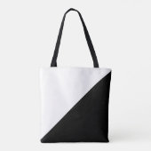 Twee Schattigee katten op zwart en wit Tote Bag (Achterkant)
