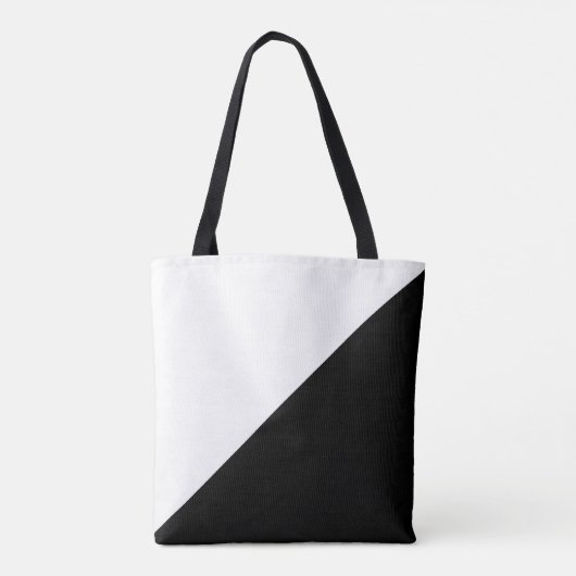 Twee Schattigee katten op zwart en wit Tote Bag (Achterkant)