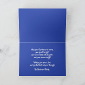 Twee Schattigee Puppies in Santa Hats Feestdagen Kaart (Binnen)