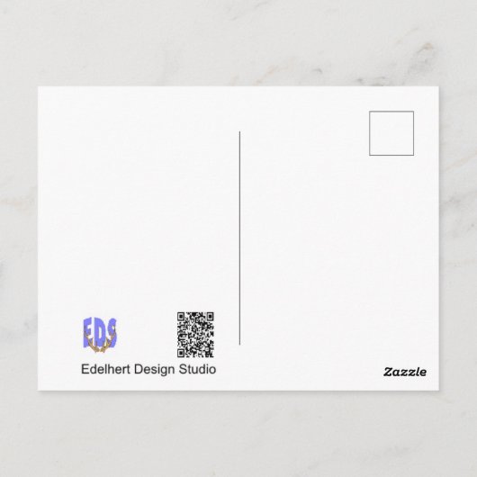 Twee Schattigee Witte Ganzen DIY Briefkaart (Achterkant)