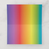 Twee schedel en een homopbruiloft plaatskaartje (Binnenkant ongevouwen)