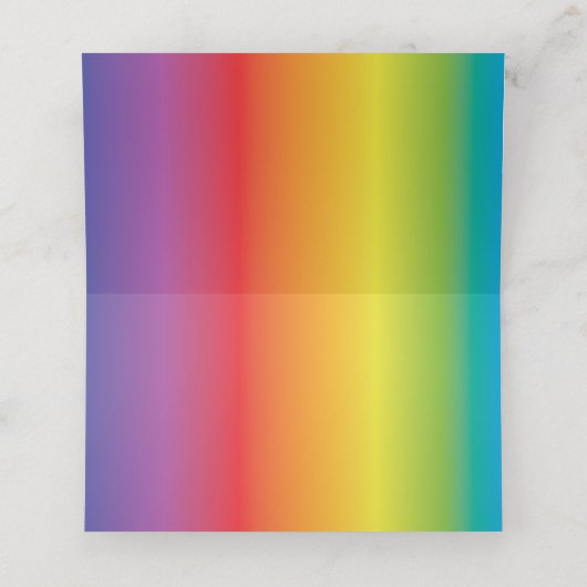 Twee schedel en een homopbruiloft plaatskaartje (Binnenkant ongevouwen)