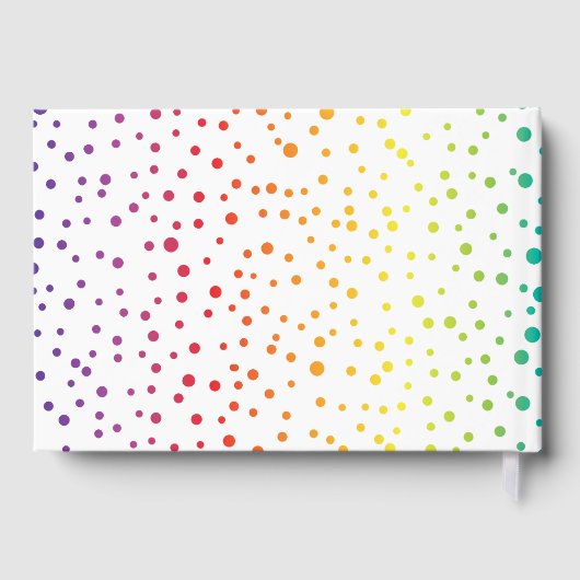 Twee schedelbriden en een confetti lesbische bruil gastenboek (Achterkant)