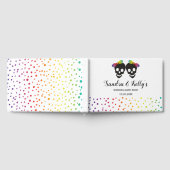 Twee schedelbriden en een confetti lesbische bruil gastenboek (Volledig)