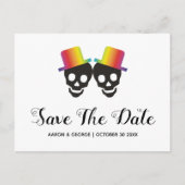 Twee schedelgroepen, verwarren homoseksueel Save t Aankondigingskaart (Voorkant)