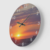 Twee Schepen die bij Zonnedown Genummerde Klok van (Hoek)