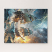 Twee schepen in het Zee Legpuzzel (Horizontaal)