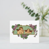 Twee  schilderijen van Angels Briefkaart (Staand voorkant)