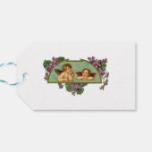 Twee schilderijen van Angels Cadeaulabel (Achterkant Horizontaal)