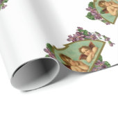 Twee schilderijen van Angels Cadeaupapier (Rol Hoek)