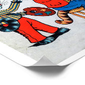 Twee schilderkat, Louis Wain Poster (Hoek)