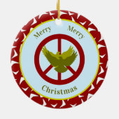 Twee schildpadden - Aangepast jaar Keramisch Ornament (Achterkant)