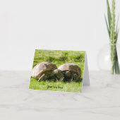 Twee schildpadden - Beste vrienden! Wenskaart Kaart (Voorkant)