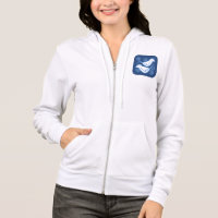 Twee schildpadden en Snowflakes vlooien Zip Hoodie