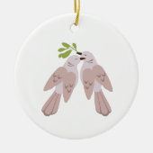 Twee schildpadden keramisch ornament (Voorkant)