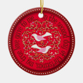 Twee schildpadden keramisch ornament (Voorkant)