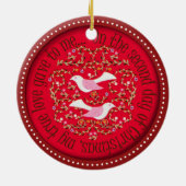 Twee schildpadden keramisch ornament (Achterkant)