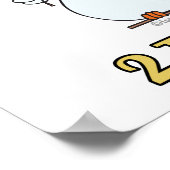 twee schildpadden op de tweede 2e kerstdag poster (Hoek)