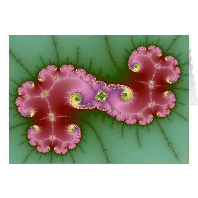 Twee schoenen - Fractal Kaart (Voorkant Horizontaal)