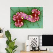 Twee schoenen - Fractal Poster (Thuiskantoor)