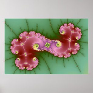 Twee schoenen - Fractal Poster