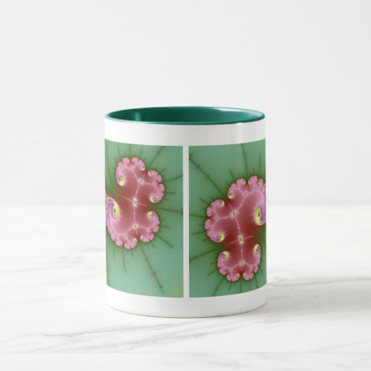 Twee schokken - Fractale Mok (Midden)