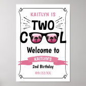 Twee schoolmeisjes 2e verjaardag poster (Voorkant)