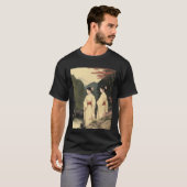 Twee schoonheden bij een kreek t-shirt (Voorkant volledig)